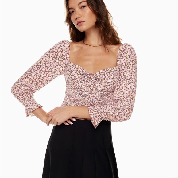 Aritzia Sinatra Long sleeve Blouse New With Tags - Picture 7 of 10